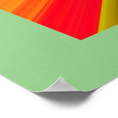 Summer Burning Art Poster (Ecke)