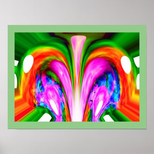 Summer Burning Art Poster (Vorne)