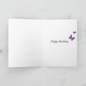 Summer Butterflies.Happy Birthday Karte (Innenseite)