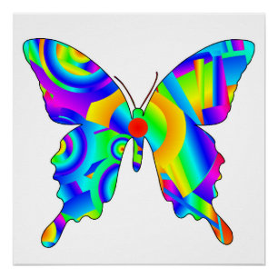 Summer Butterfly Glossar Poster