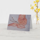 Summer Butterfly Grußkarte Karte (Gelbe Blume)