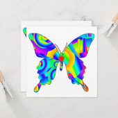 Summer Butterfly Karte (Vorderseite/Rückseite Beispiel)