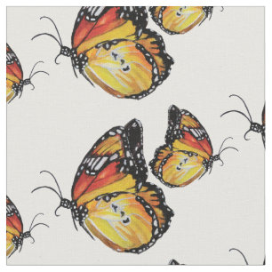 Summer Butterfly Kunstwerk Stoff