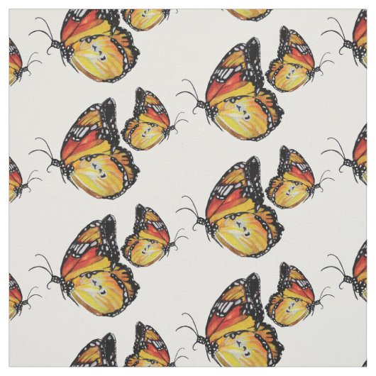 Summer Butterfly Kunstwerk Stoff (Muster)