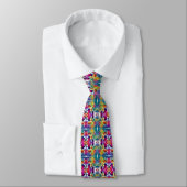 Summer Butterfly Neck Tie Krawatte (Gebunden)