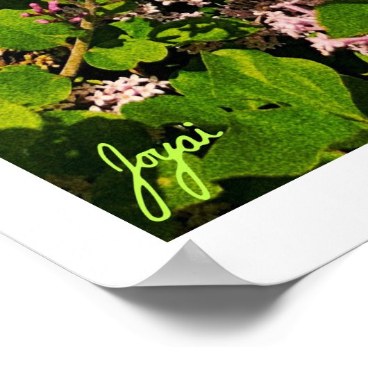 Summer Butterfly Print Poster (Ecke)