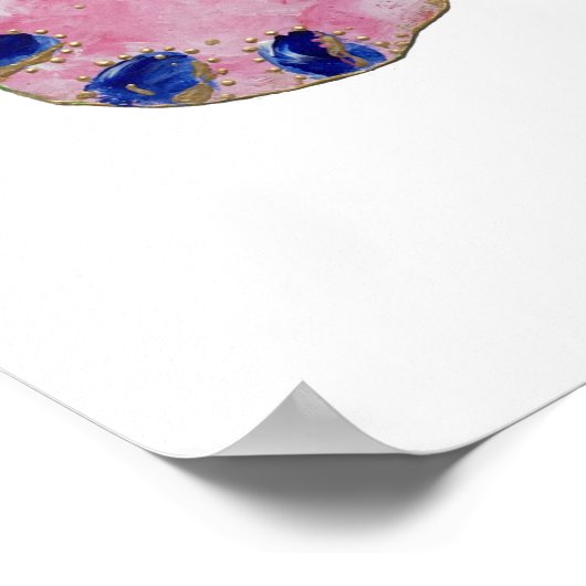 Summer Butterfly Print Poster (Ecke)