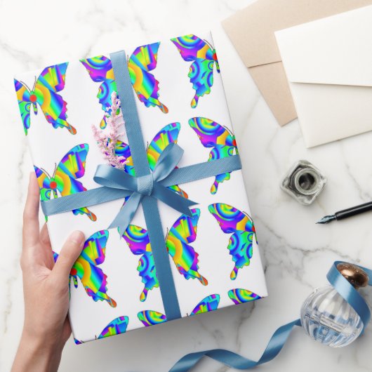 Summer Butterfly Wrapper Geschenkpapier (Schenken)