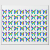 Summer Butterfly Wrapper Geschenkpapier (Flach)