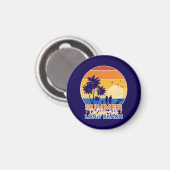 Summer California Long Beach-66594 Magnet (Vorderseite/Rückseite)