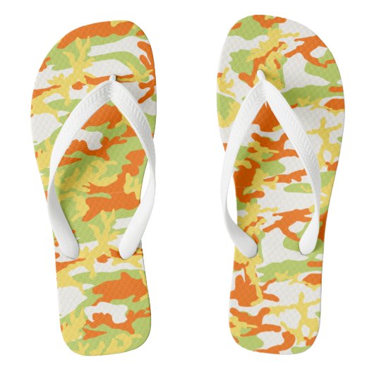 Summer Camouflage Pattern Badesandalen (Fußbett)