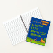 Summer Camp Adventure Journal personalisieren mit/ Notizblock (Innenseite)
