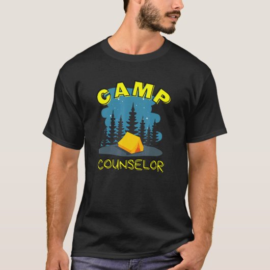 Summer Camp Berater Direktor Camper Camp T-Shirt (Vorderseite)
