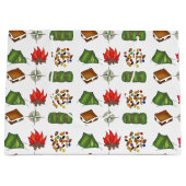Summer Camp Camping Zelt Feuerkompass Geschenktasc Große Geschenktüte (Vorderseite)