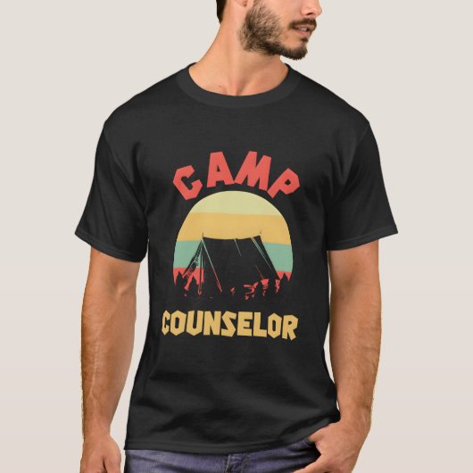 Summer Camp Counselor Director Camper T-Shirt (Vorderseite)