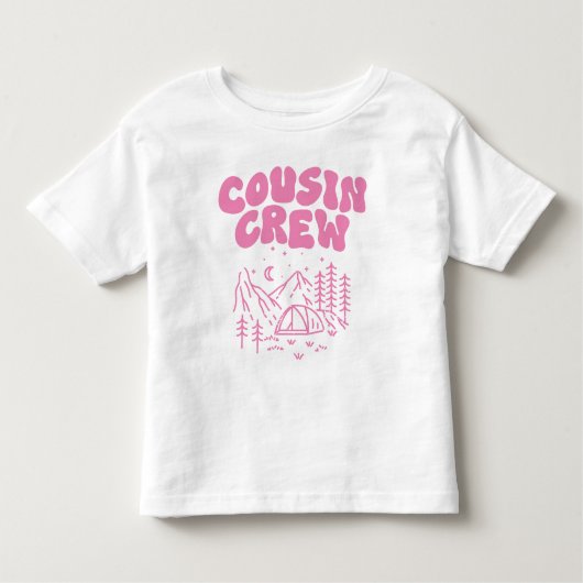 Summer Camp Cousin Crew Matching Family Wiedersehe Kleinkind T-shirt (Vorderseite)