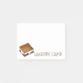 Summer Camp Custom Smore S'mores Post-It Notes Klebezettel (Vorderseite)
