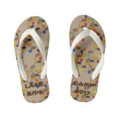 Summer Camp Custom Trail Mix Camping Wandergebiet Kinderbadesandalen (Fußbett)