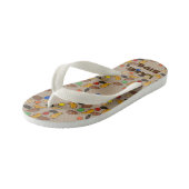 Summer Camp Custom Trail Mix Camping Wandergebiet Kinderbadesandalen (Schrägansicht)