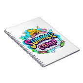 Summer Camp - farbenfrohe Sommercamp Notizblock (Rechte Seite)