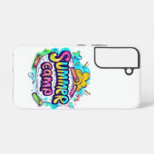 Summer Camp - farbenfrohe Sommercamp Samsung Galaxy Hülle (Rückseite (Horizontal))