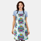 Summer Camp - farbenfrohe Sommercamp Schürze (Getragen)