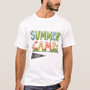 Summer Camp - farbenfrohe Sommercamp T-Shirt