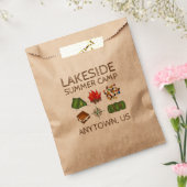 Summer Camp Feuer Zelt Kompass Trail Mix S'mores Geschenktütchen (Versiegelt)