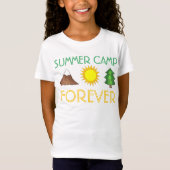 Summer Camp Forever Sun Mountain Tree Camping T-Shirt (Vorderseite)