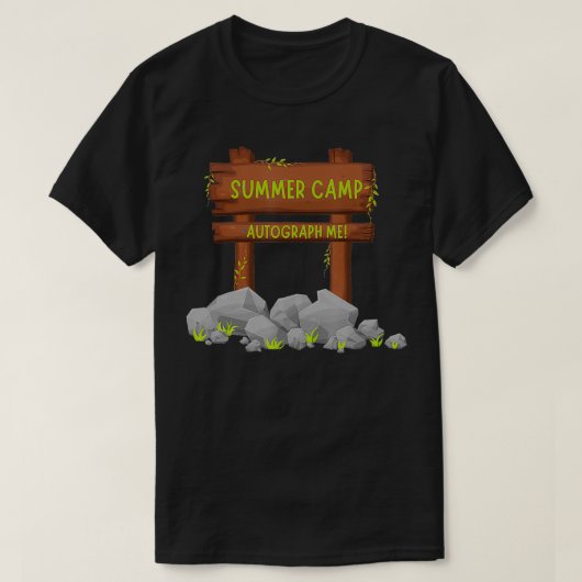 Summer Camp Keepake Autograph Memento T-Shirt (Design vorne)