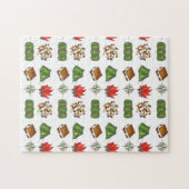 Summer Camp Kompass Trail Mix Zelt Schlafsäcke Puzzle (Horizontal)