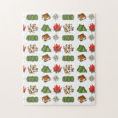 Summer Camp Kompass Trail Mix Zelt Schlafsäcke Puzzle (Vertikal)