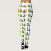 Summer Camp Mountain Tree Sun Camping Außenbereich Leggings (Rückseite)