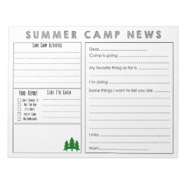 Summer Camp News Notizblock
