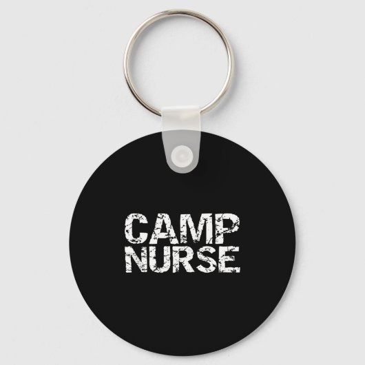 Summer Camp Nurse Gift Appreciation Idea For Camp Schlüsselanhänger (Vorderseite)