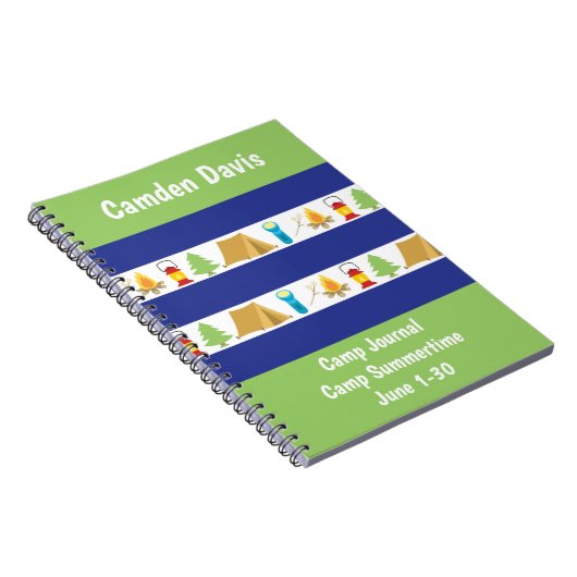 Summer Camp Personalisiert Journal Notizblock (Rechte Seite)