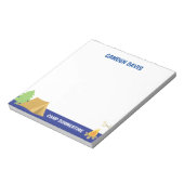 Summer Camp Personalisiert Notepad Notizblock (Rotiert)