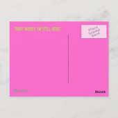 Summer Camp Postcard - Hot Pink Postkarte (Rückseite)