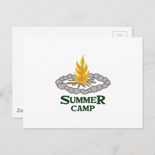 SUMMER CAMP POSTKARTE (Vorne/Hinten)