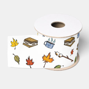 Summer Camp S'mores Campfire Sommerzeit Ripsband