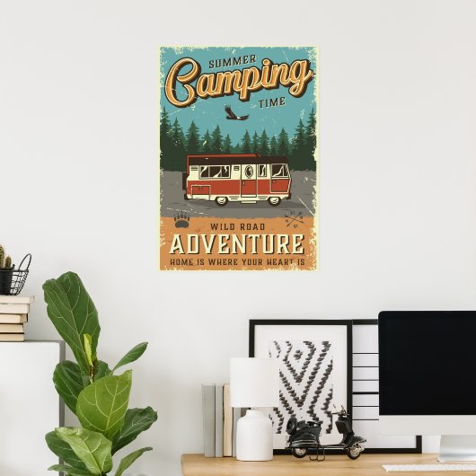 Summer Camping Poster (Heimbüro)