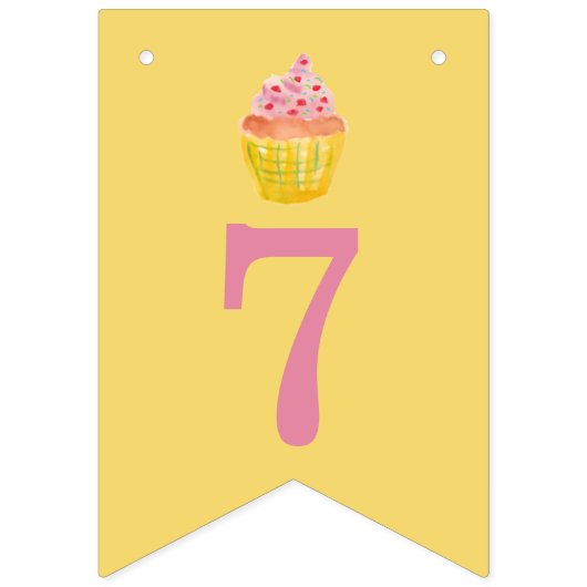 Summer Candy Birthday Party Wimpelkette (Zweite Fahne)