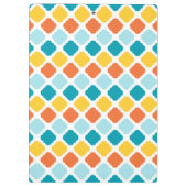 Summer Carnival Pattern Klemmbrett (Rückseite)