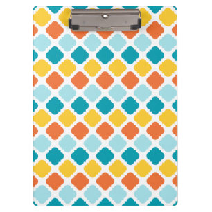 Summer Carnival Pattern Klemmbrett