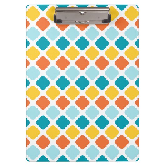 Summer Carnival Pattern Klemmbrett (Vorderseite)
