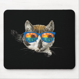 Summer Cat Funny Cat Mousepad