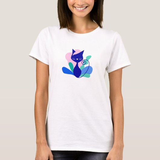 Summer Cat Meow T-Shirt (Vorderseite)