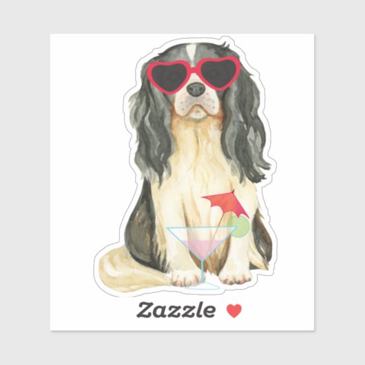 Summer Cavalier Vinyl Sticker (Blatt)