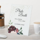 Summer Celebration Wedding Foto Stand Sockelschild (In SItu)