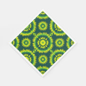 Summer Chic Luncheon Napkins Circles Design Serviette (Ecke)